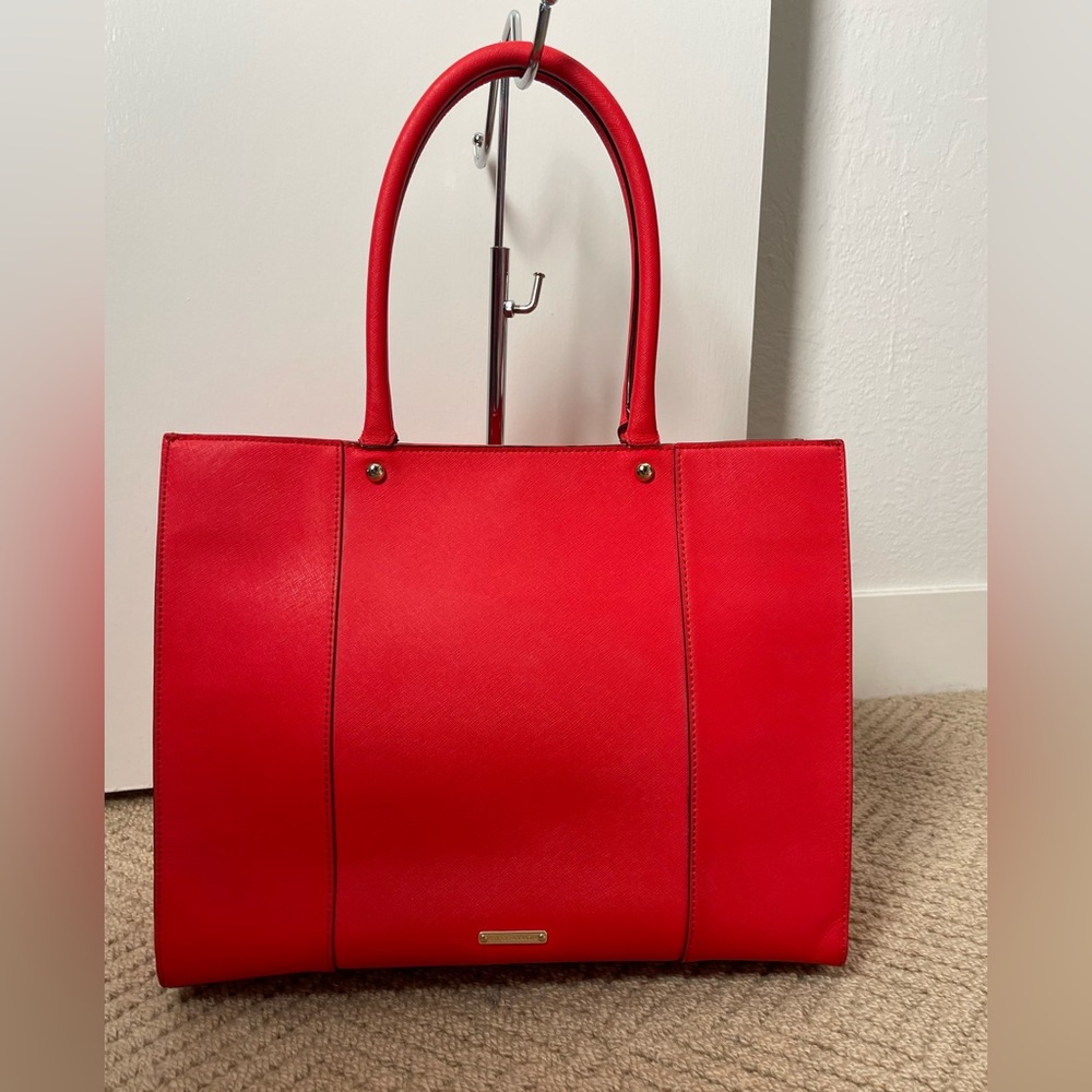Beautiful Rebecca minkoff M•A•B tote scarlet color size medium. New year color!